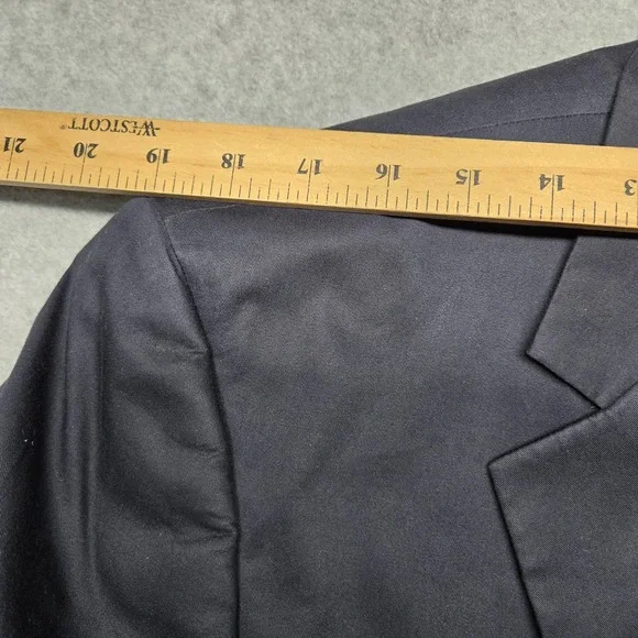 Haspel Blazer Mens 48R Navy Blue Nicholas Suit Cotton Two Button Jacket‎